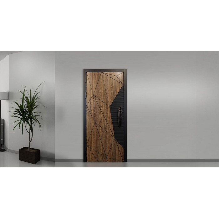 Стальная дверь "Mix". Заказная модель.