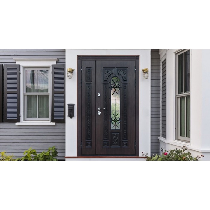 Стальная дверь "Русь Великая". Заказная модель.