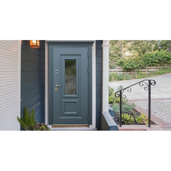 Стальная дверь "Сапфир". Заказная модель.