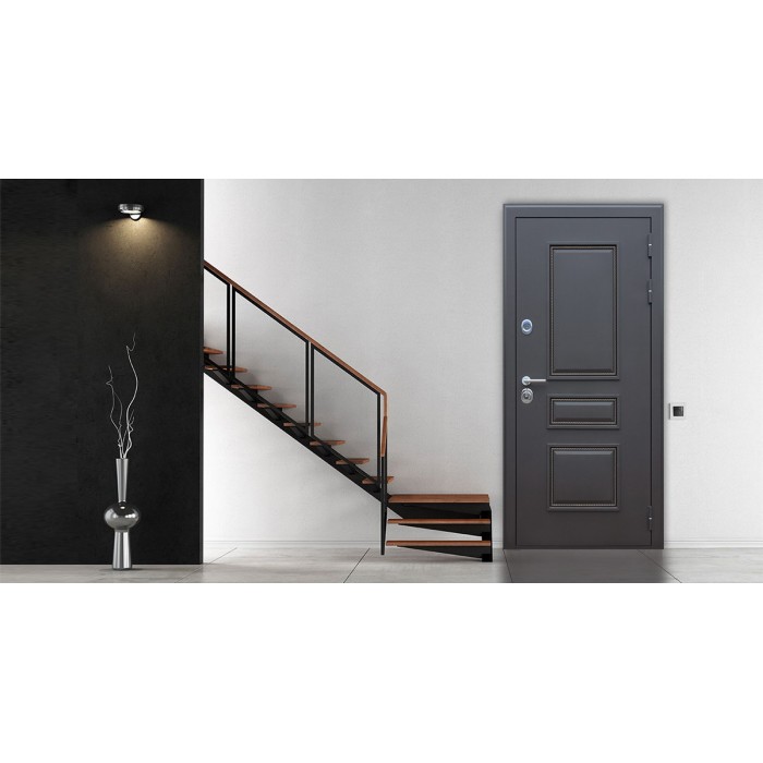 Стальная дверь "Север Luxe". Заказная модель.