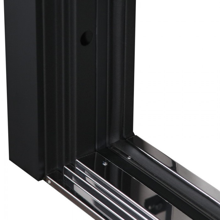 Стальная дверь "Снегирь" с окном (терморазрыв 3к). Заказная модель.