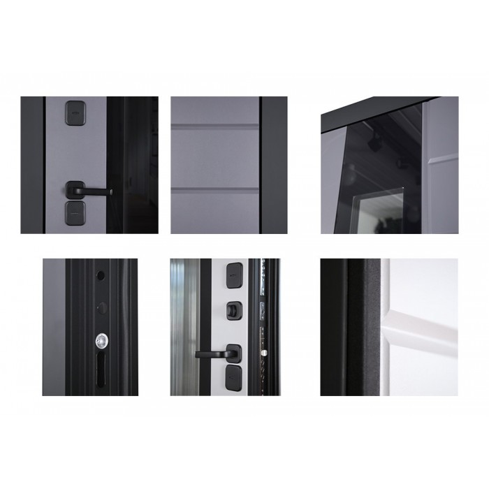 Стальная дверь "Снегирь" с окном (терморазрыв 3к). Заказная модель.