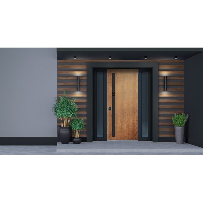 Стальная дверь "Tibr" (терморазрыв). Заказная модель. 2100х1700