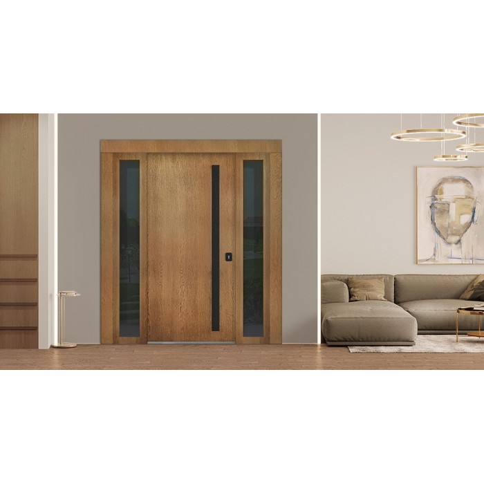 Стальная дверь "Tibr" (терморазрыв). Заказная модель. 2100х1700