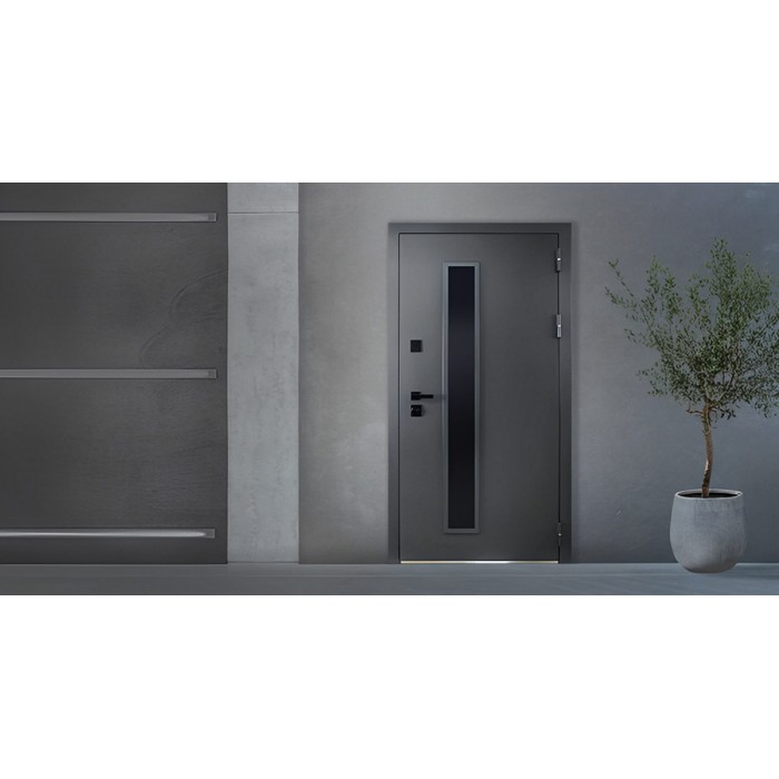 АСД-Стальная дверь Тренто с окном (терморазрыв 3к)