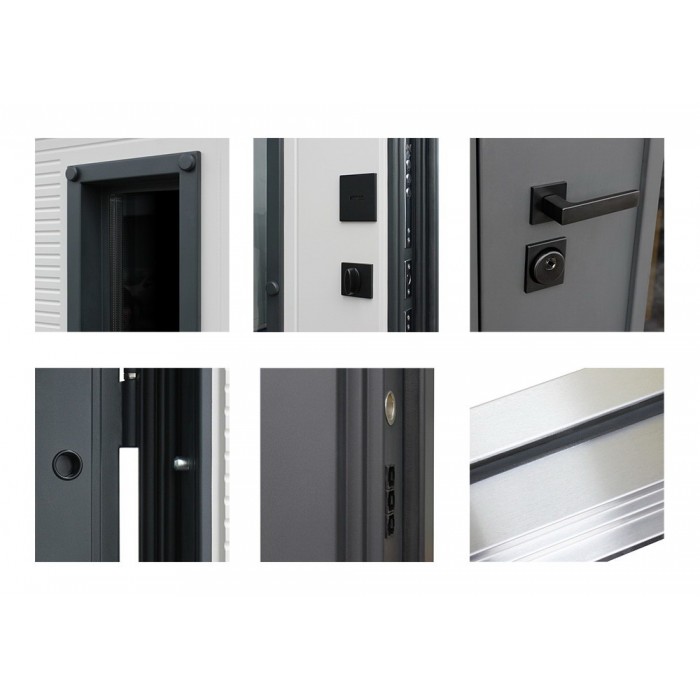 АСД-Стальная дверь Тренто с окном (терморазрыв 3к)