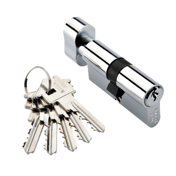 CYL 5-60 KNOB CHROME